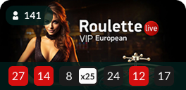 Live Roulette European VIP